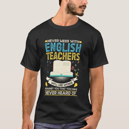 T-shirt Professeur d'anglais ELA (Devant)