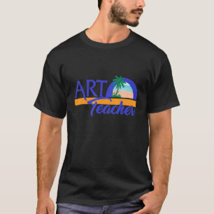 T-shirt Professeur d'art Artist Beach Peinture Creative In