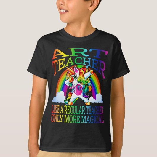T-shirt Professeur D'Art Comme Un Professeur Régulier Seul (Devant)