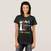 T-shirt Professeur d'art Pas de Prob Llama Professeur (Devant entier)