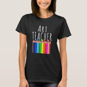 T-shirt Professeur D'Art Retour À L'École Artiste Créatif