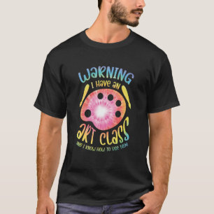 T-shirt Professeur d'art Vêtements Artiste Enseignement po