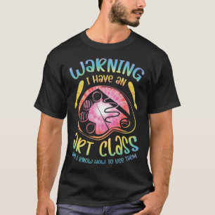 T-shirt Professeur d'art Vêtements Artiste Enseignement po