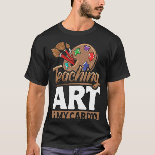 T-shirt Professeur d'art Vêtements Artiste Enseignement po