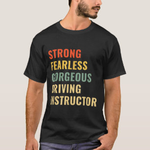 T-shirt Professeur d'auto-école moniteur d'auto-école