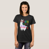 T-shirt Professeur de 10e année No Prob Llama Aplaca Dixiè (Devant entier)