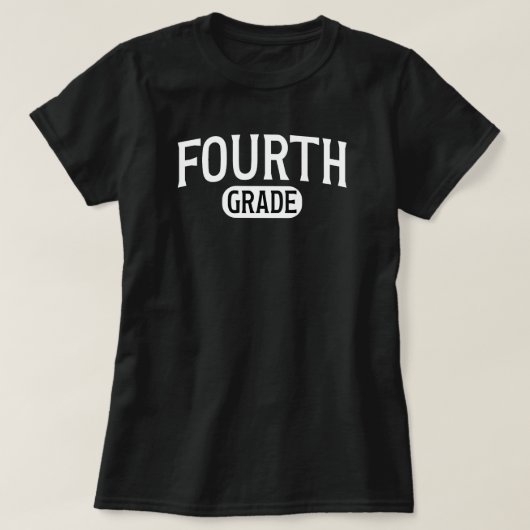 T-shirt Professeur de 4e année (Design devant)