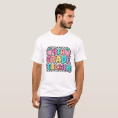 T-shirt Professeur de 4e année (Devant entier)
