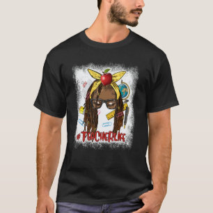 T-shirt Professeur de Afro Locs Vie Professeur Jour Retour