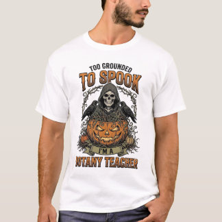 T-shirt Professeur de botanique Halloween Gravure vintage 