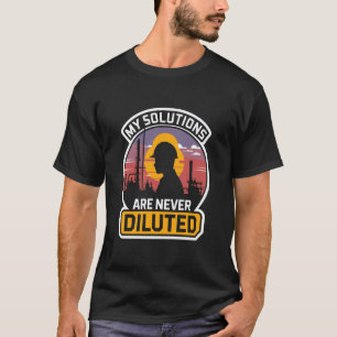 T-shirt Professeur de chimie Design pour ingénieur chimist