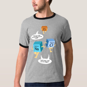 T-shirt Professeur de chimie Éléments chimiques Blague Ann