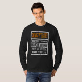 T-shirt Professeur de chimie parce que faiseur de miracles (Devant entier)