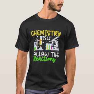 T-shirt Professeur de chimie Professeur de sciences Nerd F