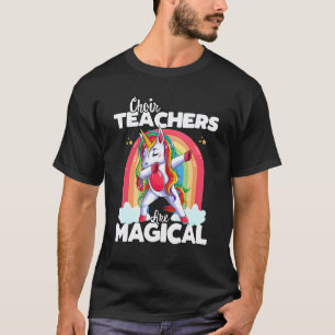 T-shirt Professeur de chorale de retour à l'école Licorne