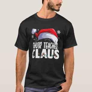 T-shirt Professeur de chorale Père Noël de Noël Costume ap