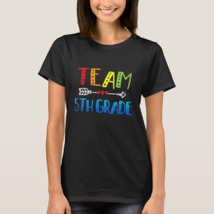 T-shirt Professeur de cinquième année 5e jour de rentrée C