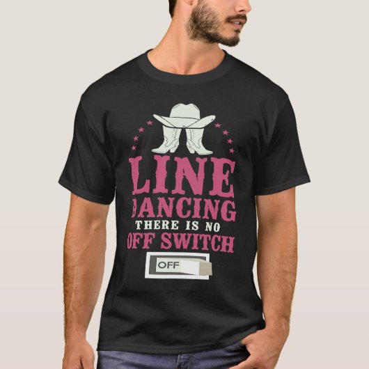 T-shirt Professeur de Danse Line Dancing Line Dancing Il Y (Devant)