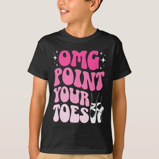 T-shirt Professeur de danse Point Your Toes Professeur de (Devant)