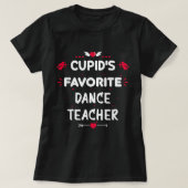 T-shirt Professeur de danse préférée de Cupid Saint Valent (Design devant)