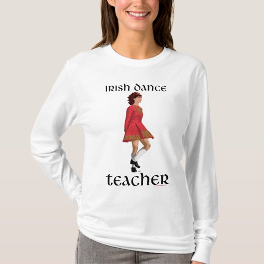 T-shirt Professeur de danse step Irlandaise (Devant)