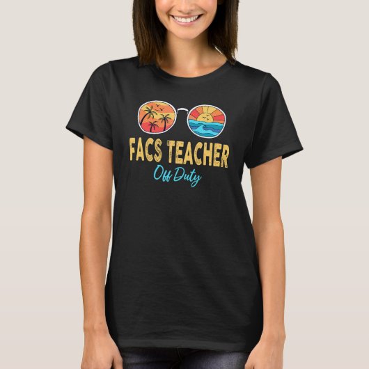 T-shirt Professeur De Facs Hors Fonctionnement Joyeux Jour (Devant)