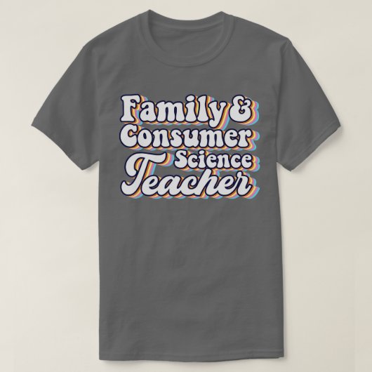 T-shirt Professeur de Facteurs en sciences de la famille e (Design devant)