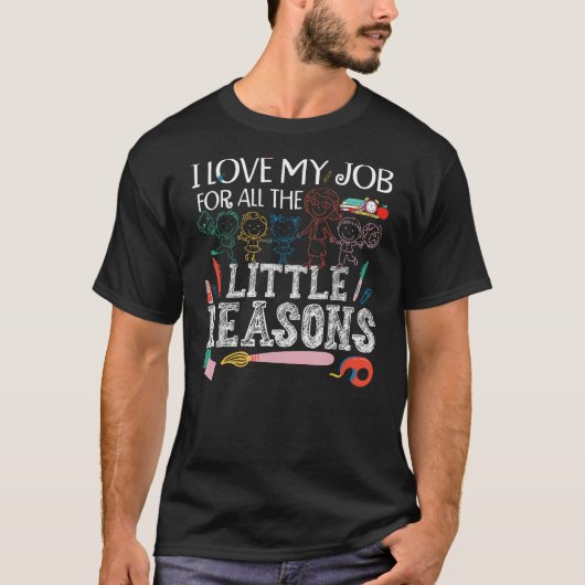 T-shirt Professeur de garderie (Devant)