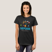 T-shirt Professeur de garderie Fusée Espace Système solair (Devant entier)
