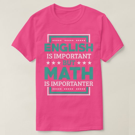 T-shirt professeur de geek de maths professeur drôle (3) (Design devant)