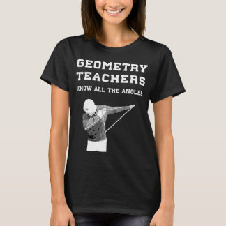 T-shirt Professeur de géométrie Retour à l'école Tee - shi