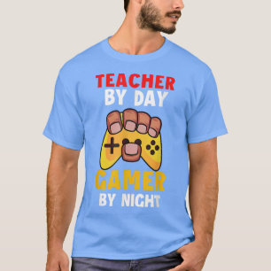 T-shirt Professeur de joueur amusant par joueur de jour pa
