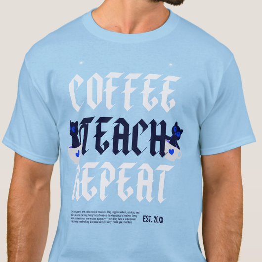 T-shirt Professeur de l'école de lecture Professeur drôle