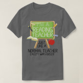 T-shirt Professeur de lecture (Design devant)