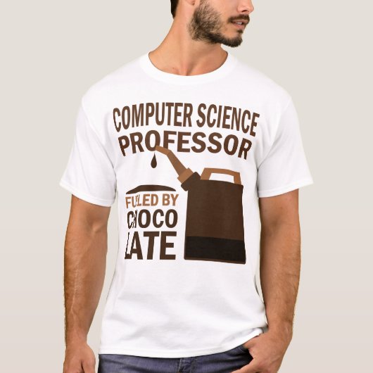 T-shirt Professeur de l'informatique cadeau (drôle) (Devant)