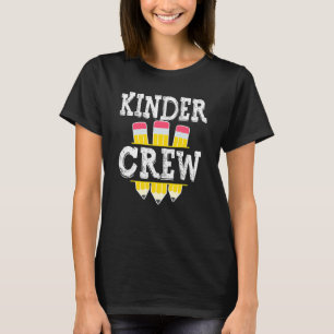 T-shirt Professeur de maternelle Kinder Crew 1er jour d'éc
