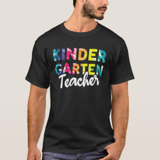 T-shirt Professeur de maternelle Retour à l'école Teinture