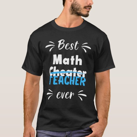 T-shirt Professeur de mathématiques (Devant)