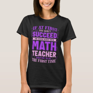 T-shirt Professeur de mathématiques
