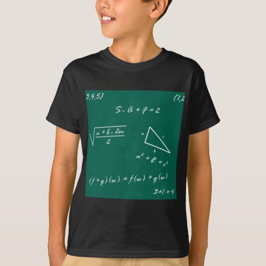 T-shirt professeur de mathématiques algebra geek (Devant)