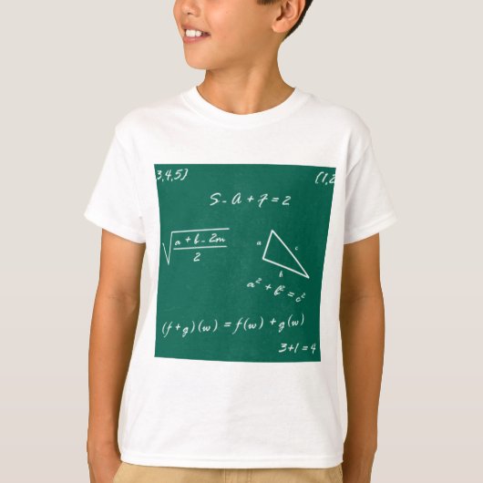 T-shirt professeur de mathématiques algebra geek (Devant)