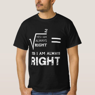 T-shirt Professeur de mathématiques de calcul à la retrait