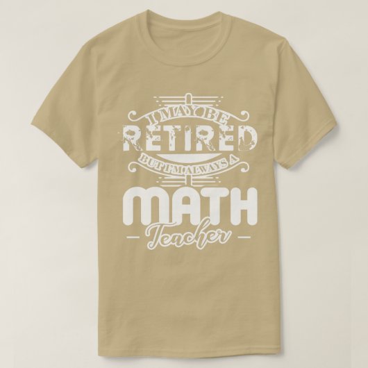 T-shirt Professeur de mathématiques Enseignant de mathémat (Design devant)