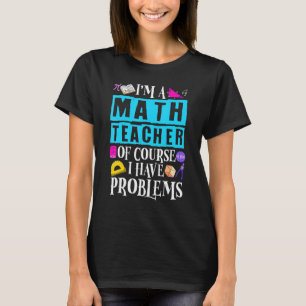 T-shirt Professeur de mathématiques Hommes Femmes Statisti