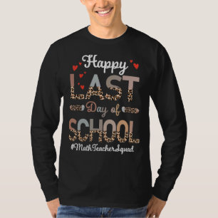 T-shirt Professeur de mathématiques Joyeux Jour de l'école