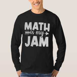 T-shirt Professeur de mathématiques Les maths c'est ma pas