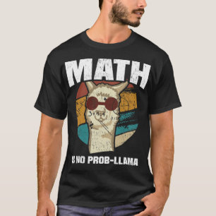 T-shirt Professeur de mathématiques Math Pas d'amis