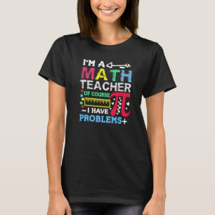 T-shirt Professeur De Mathématiques Pour Hommes Statistiqu