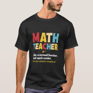 T-shirt Professeur de mathématiques Professeur de mathémat