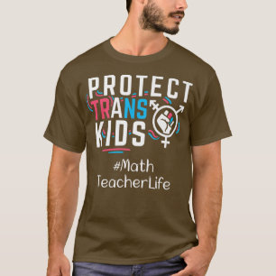 T-shirt Professeur de mathématiques protéger les enfants t